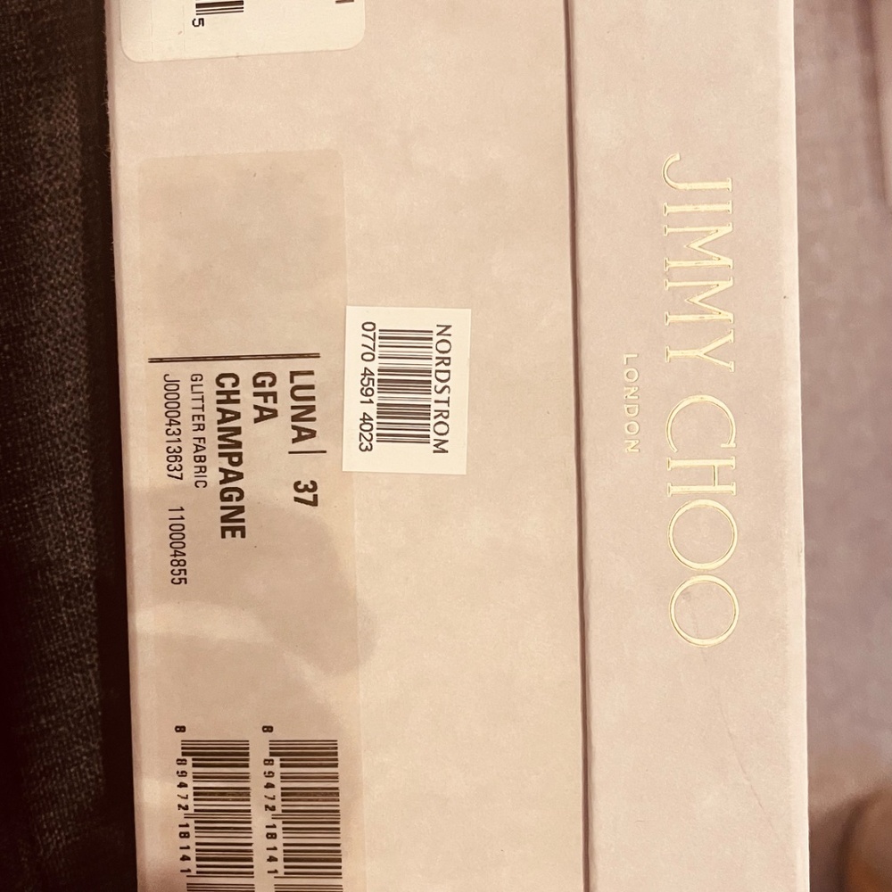 Jimmy Choo Luna Platform Pump in Champagne size 37 - Picture 6 of 6